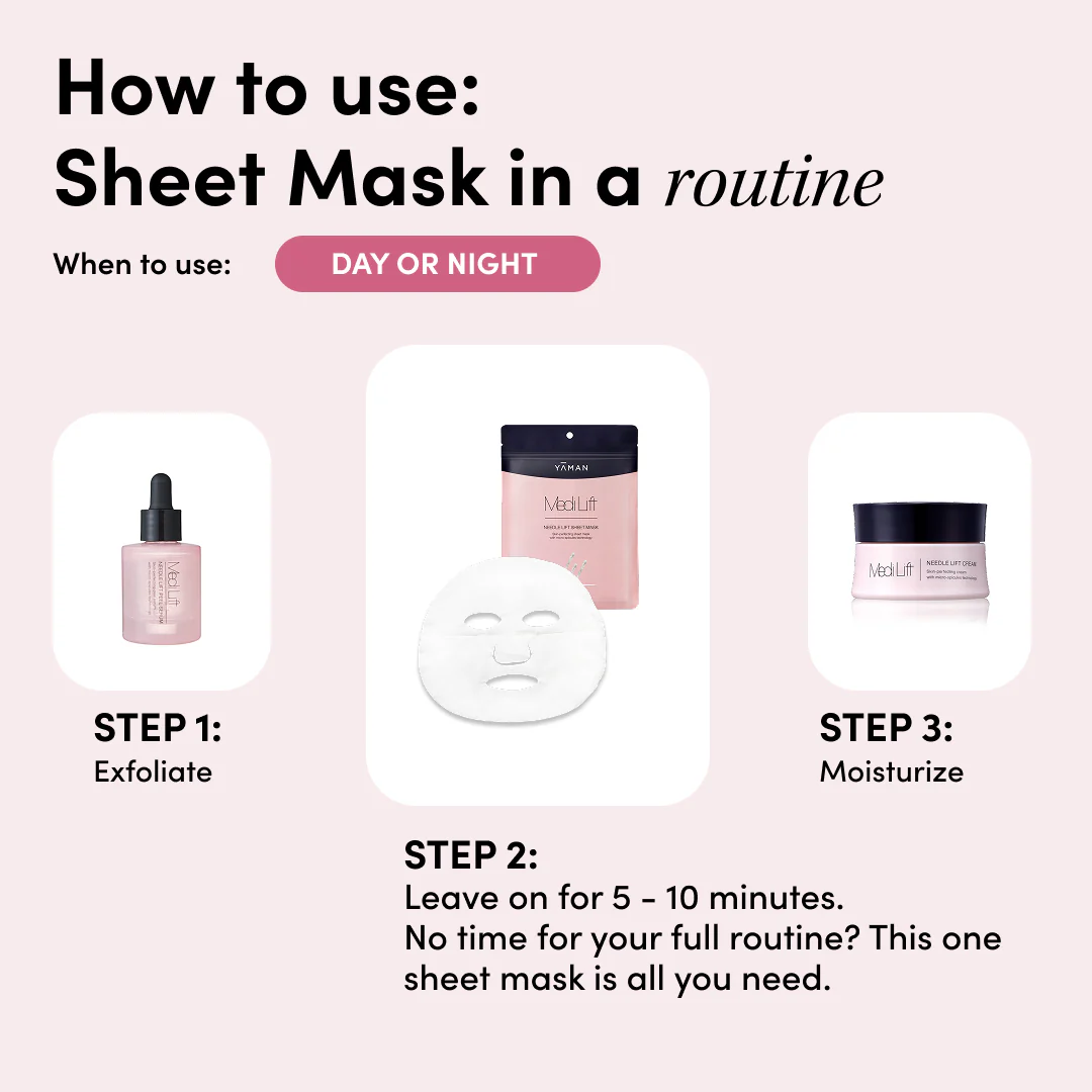 Needle Lift Firming Sheet Mask - Image 7