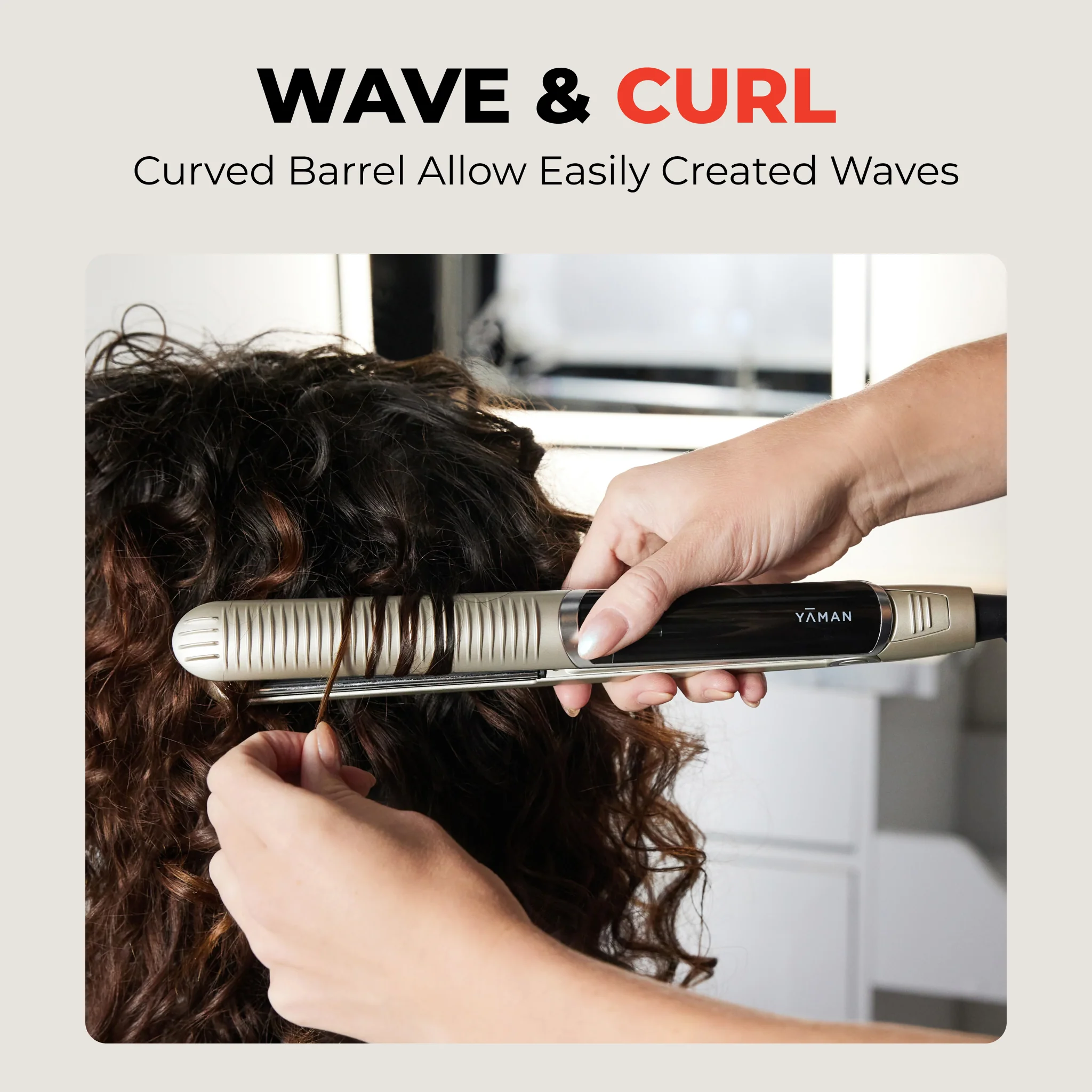 YA-MAN SPA STYLER® <br> Straight + Wave 2-In-1 Flat Iron & Curler - Image 11
