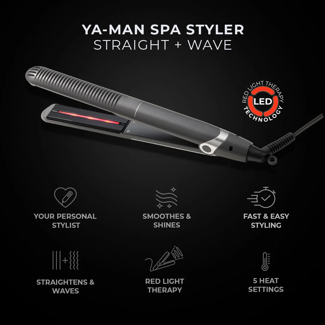 YA-MAN SPA STYLER® <br> Straight + Wave 2-In-1 Flat Iron & Curler - Image 15