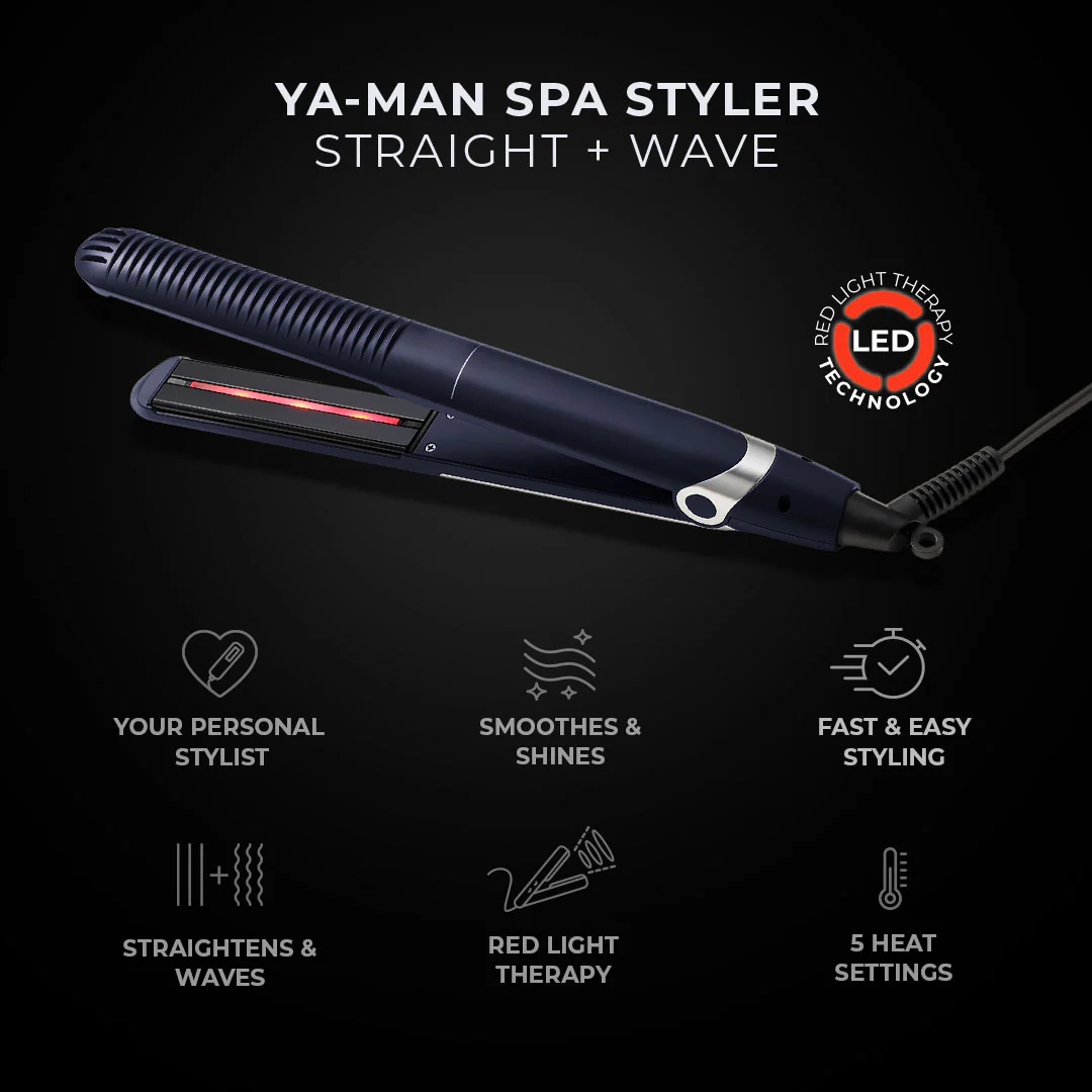 YA-MAN SPA STYLER® <br> Straight + Wave 2-In-1 Flat Iron & Curler - Image 19